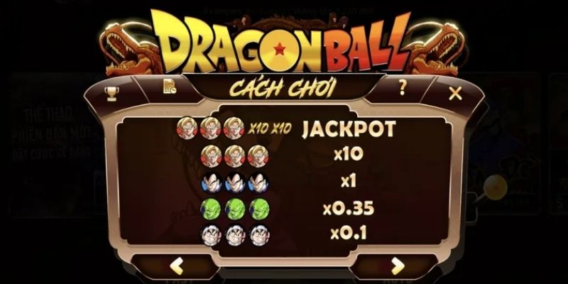 Luật chơi Dragon Ball Oppa888 siêu đơn giản