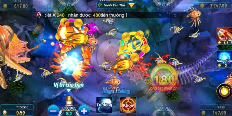 Giao diện và đồ hoạ sinh động của game